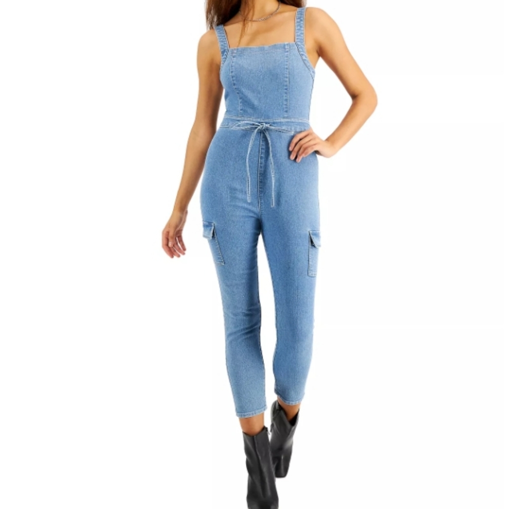 Tinseltown Denim Jumpsuit